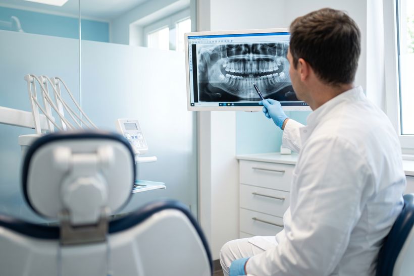 Avaliação de siso com radiografia panorâmica na Odontoclinic Sumaré